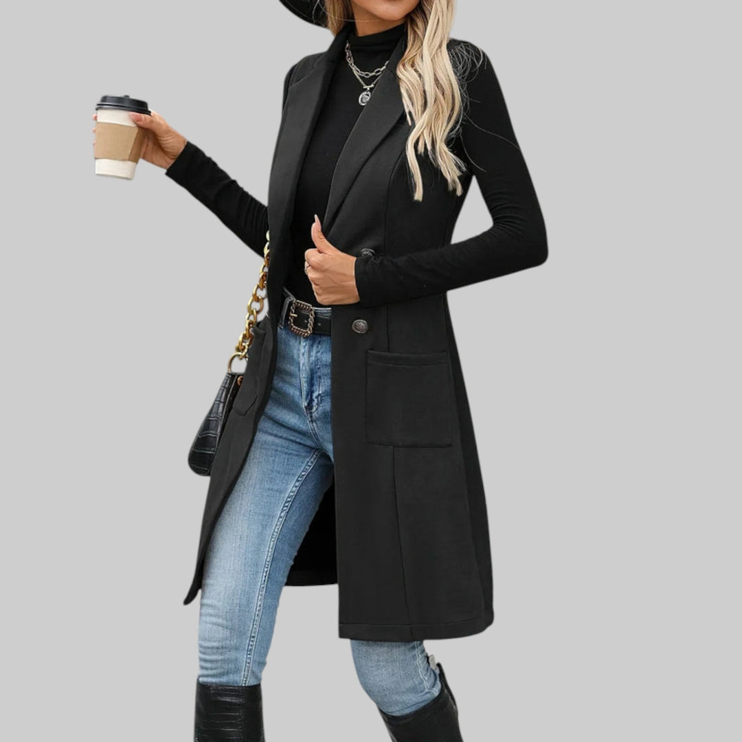 Ronja - Elegantti pitkä liivi
