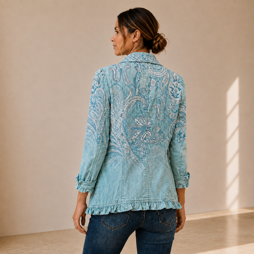 Remedios | Chaqueta Cachemira Vintage con Volantes