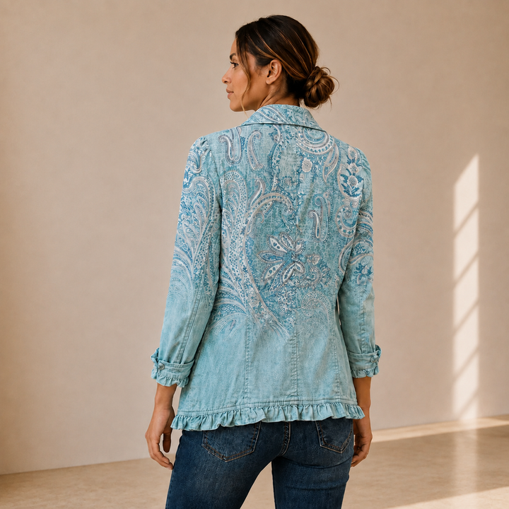 Remedios | Chaqueta Cachemira Vintage con Volantes