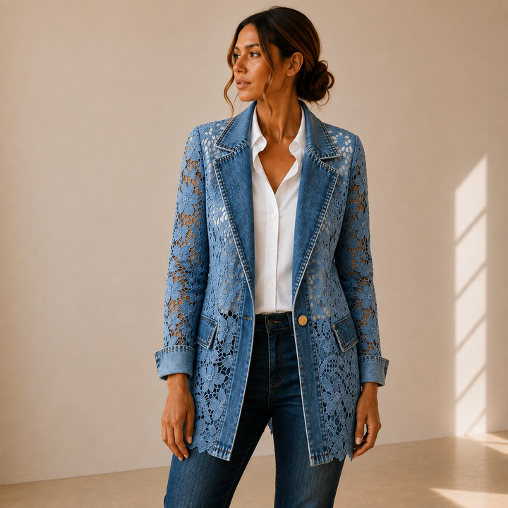 Alicia | Americana con Encaje Floral