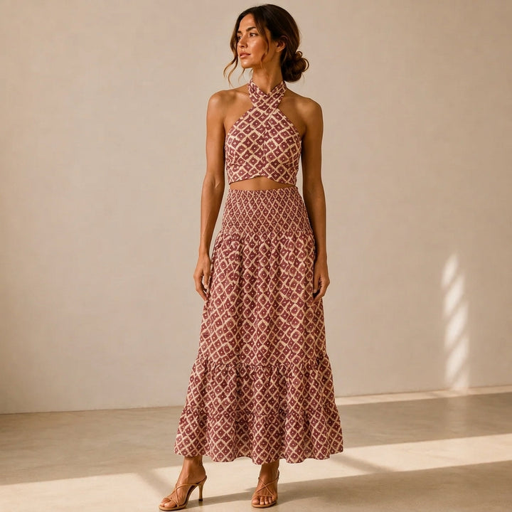 Justa™ | Conjunto de Dos Piezas con Cuello Halter