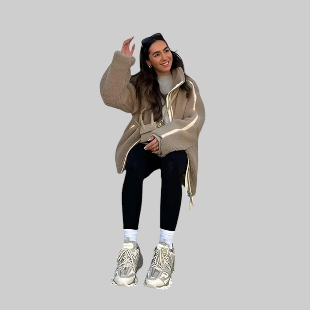 Lotta - Teddy-vuorattu takki