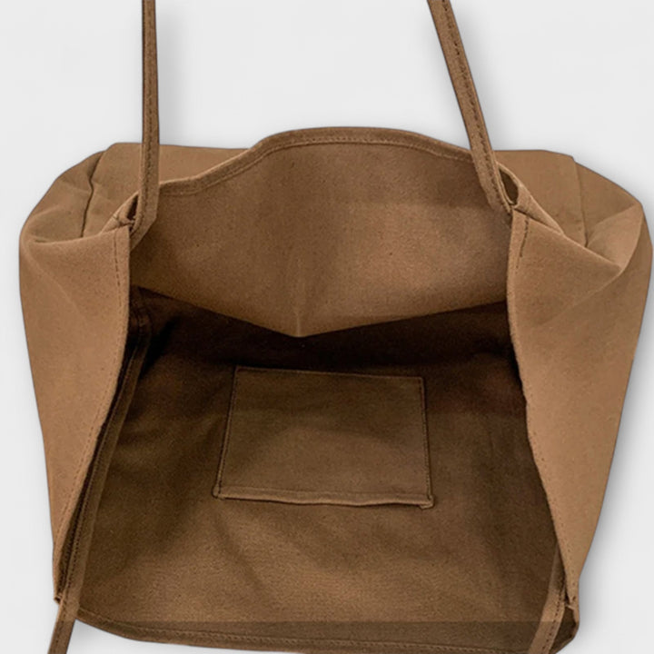 Premium Iso Canvas-Shoppailutasku