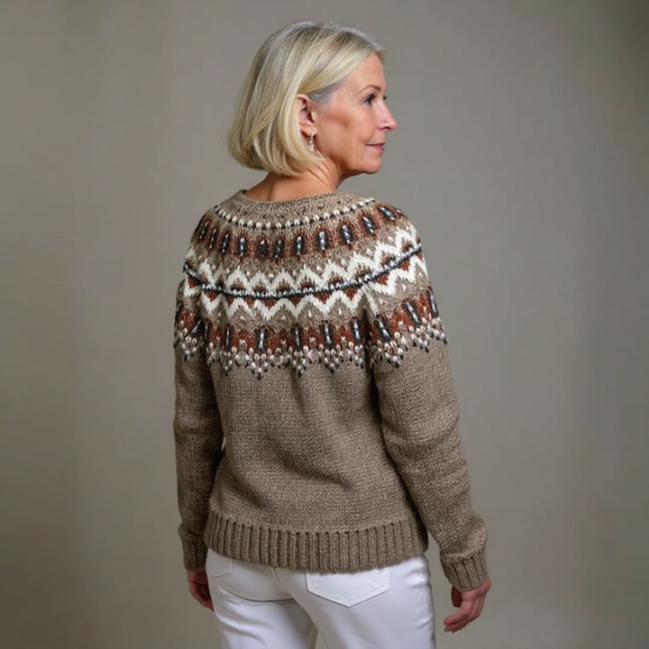 Eeva | Vintage-neuletakki
