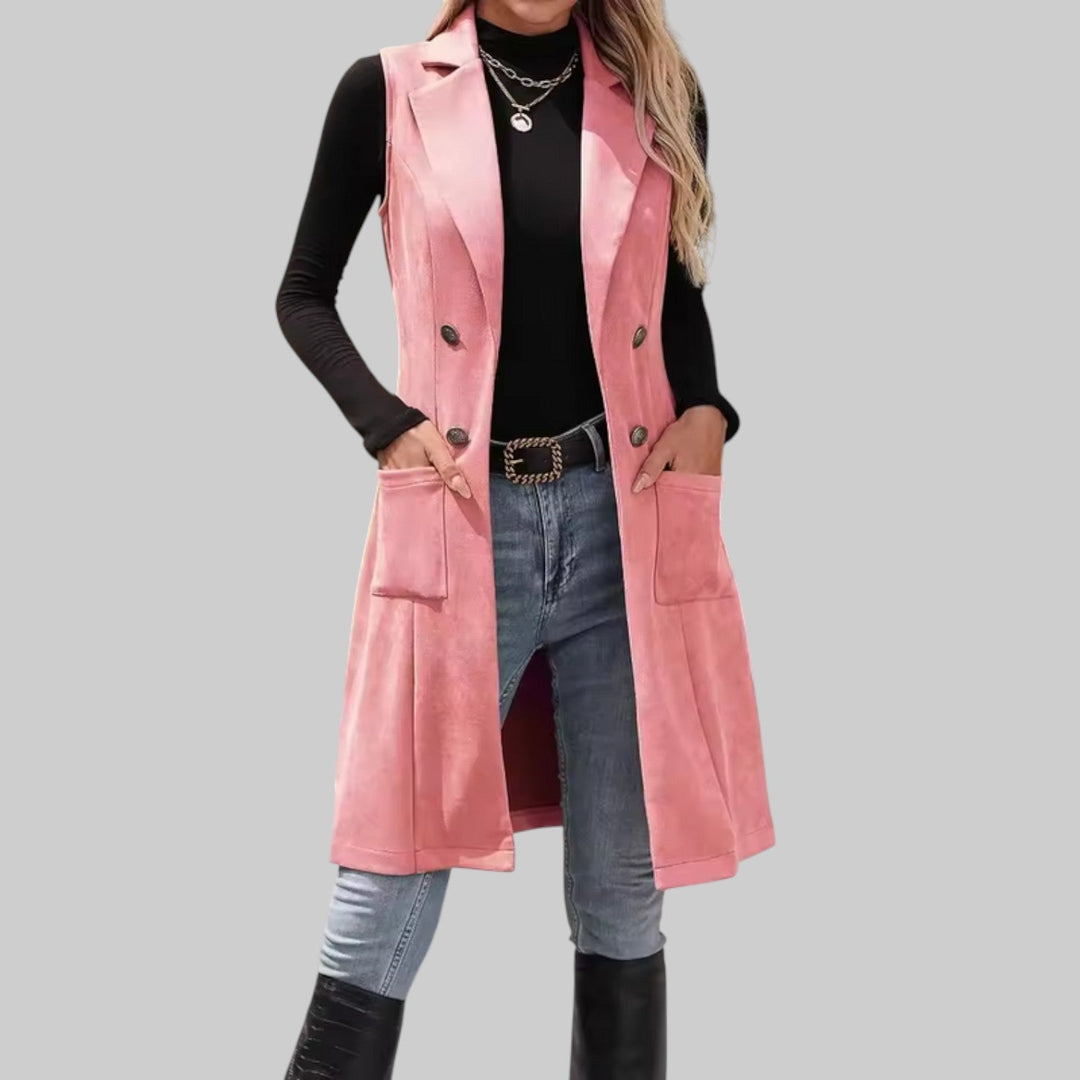 Ronja - Elegantti pitkä liivi